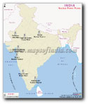 India Nuclear Plant Map
