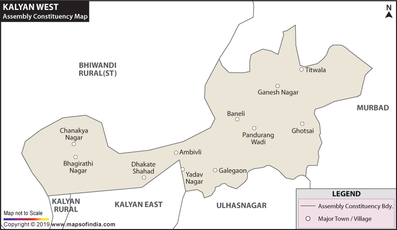 Kalyan West Assembly Vidhan Sabha Constituency Map And