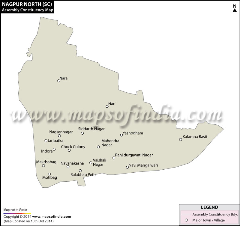 Nagpur North Assembly Vidhan Sabha Constituency Map And