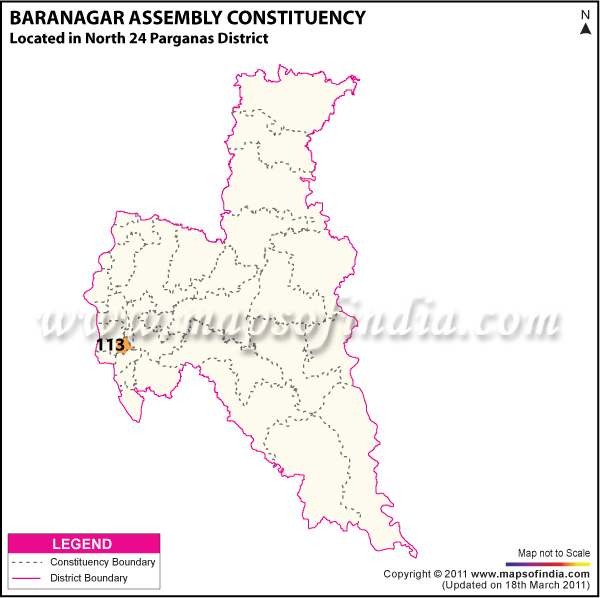 Baranagar Map