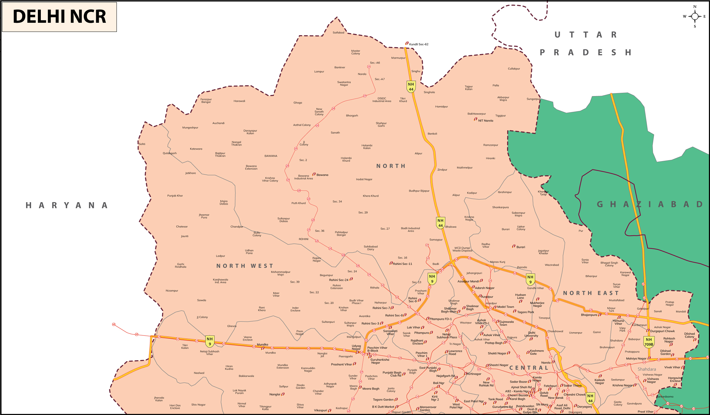 delhi-ncr-map