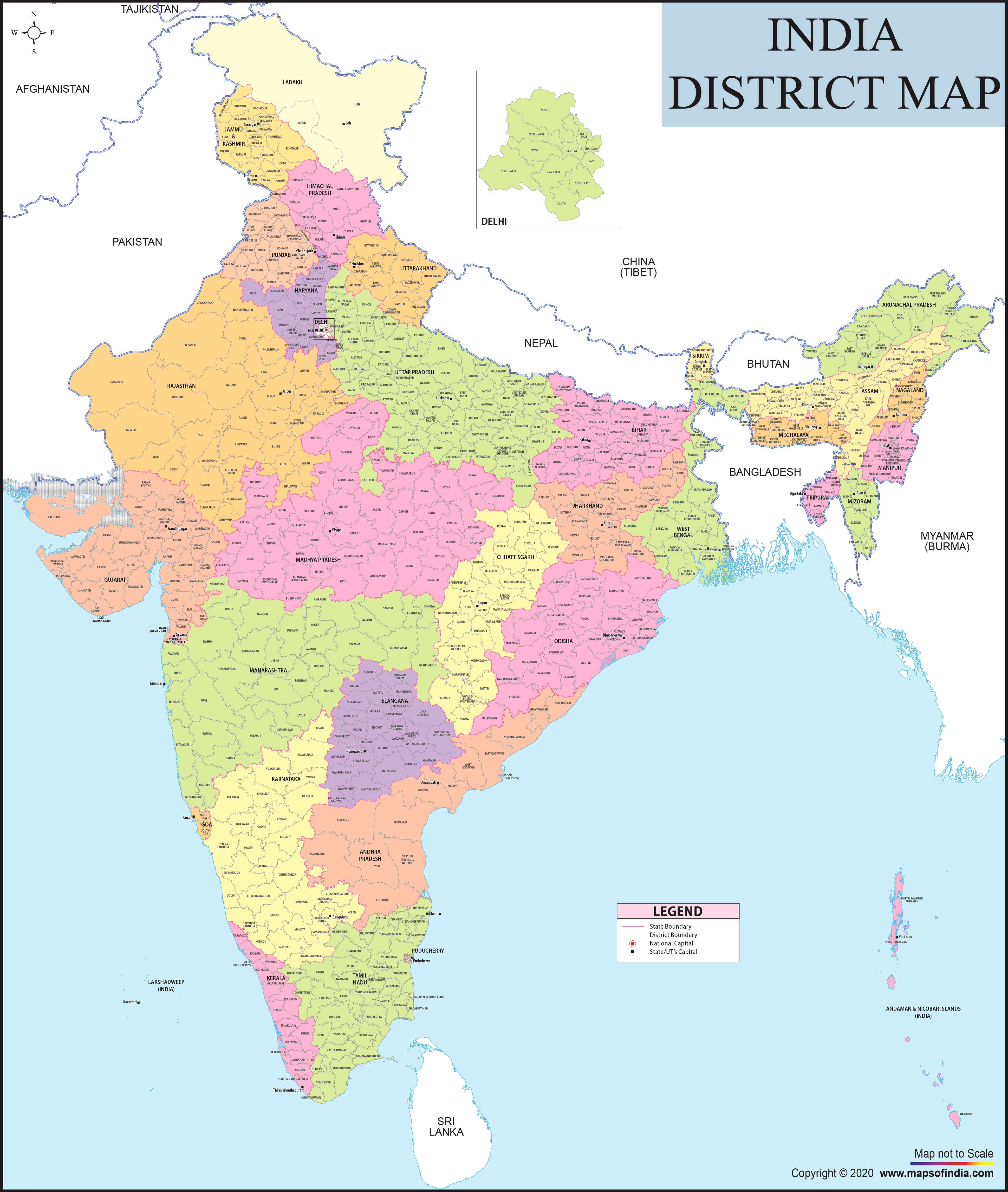 allahabad india map