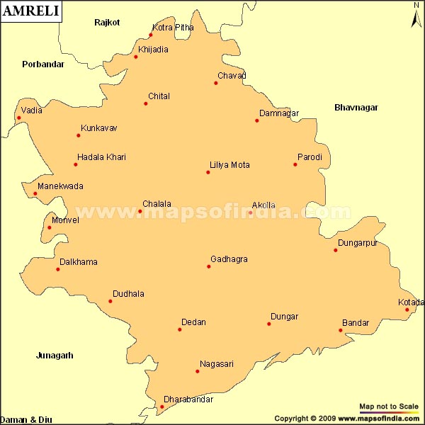 Amreli Map