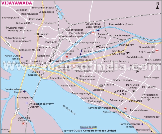 Vijayawada City Map