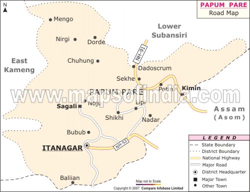 Road Network of Papumpare