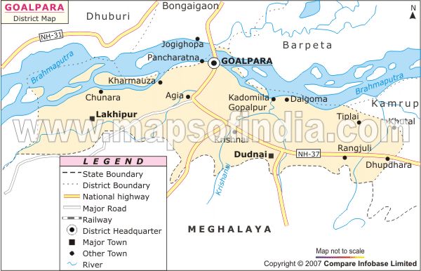 District Map of Goalpara