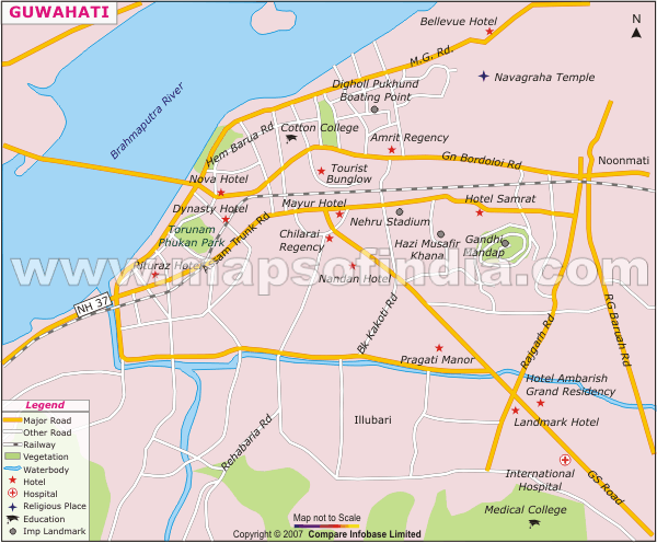 Guwahati Map