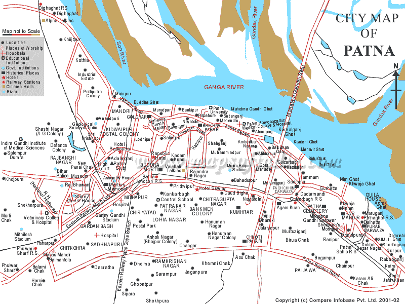 City Map of Patna