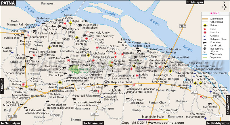 City Map of Patna