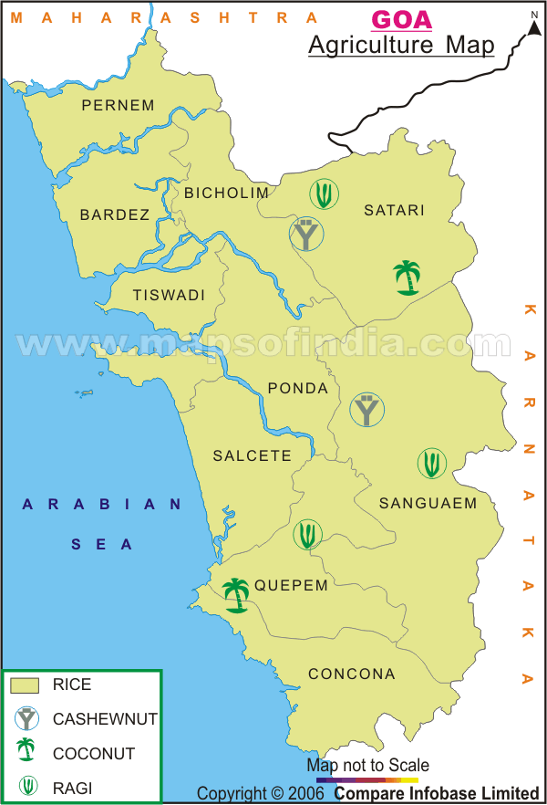 Goa Agriculture Map