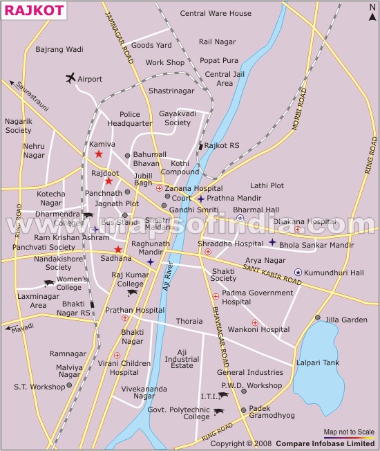 Rajkot City Map