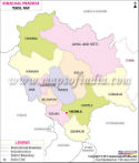 Himachal Pradesh Tehsil Map