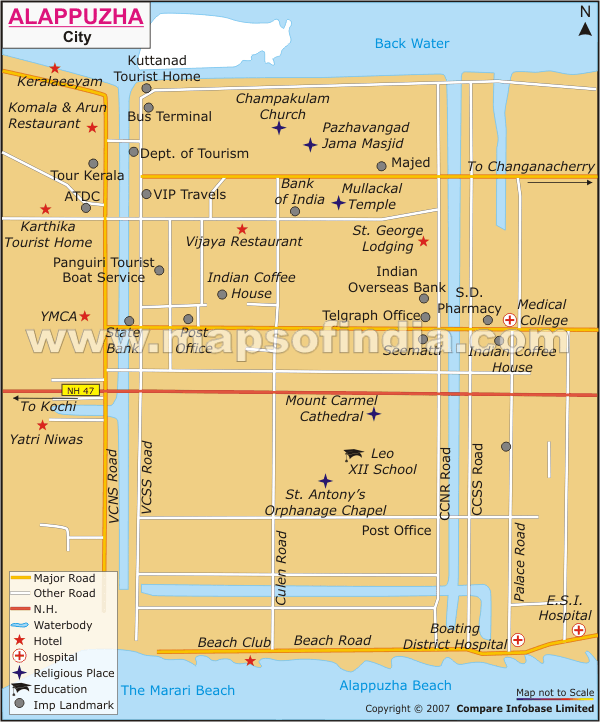Alappuzha Map