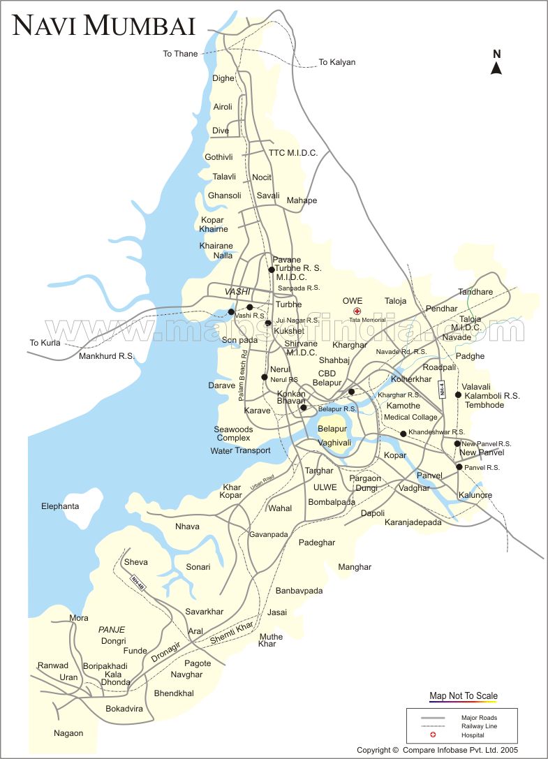 Greater Mumbai Map