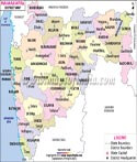 Maharashtra Districts Map
