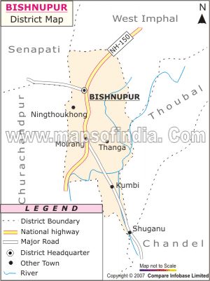 District Map of Bishnupur
