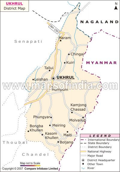 District Map of Ukhrul