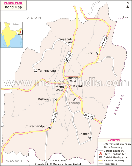 Manipur Road Map