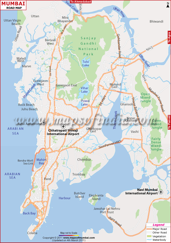 Mumbai Road Map