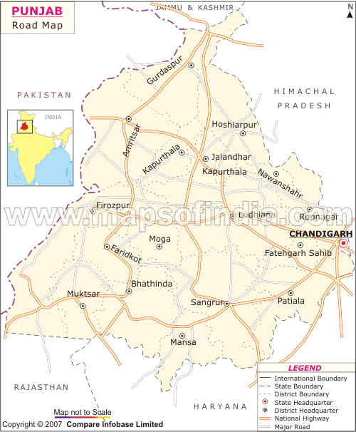 Punjab Road Map