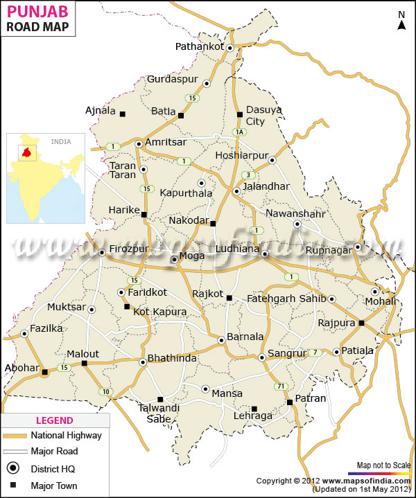 Punjab On Map