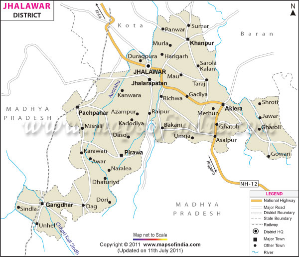District Map of Jalor
