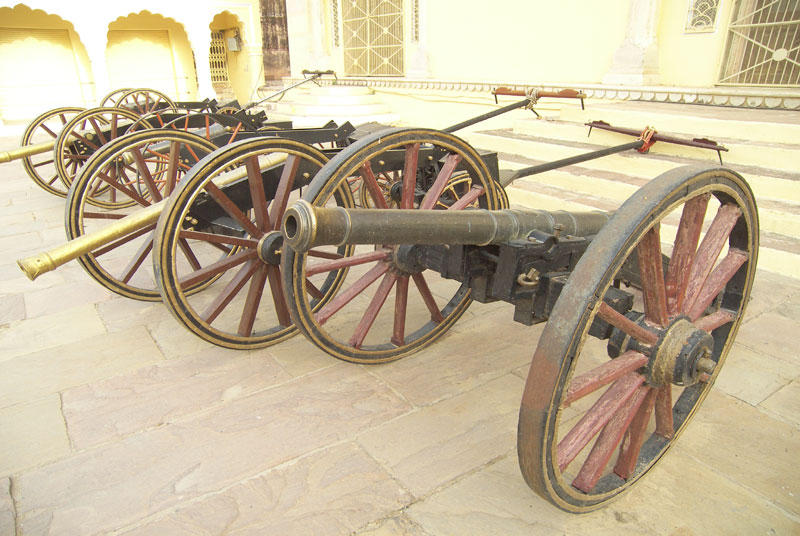 Royal cannons at City Palace