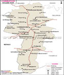 Coimbatore Railway Map