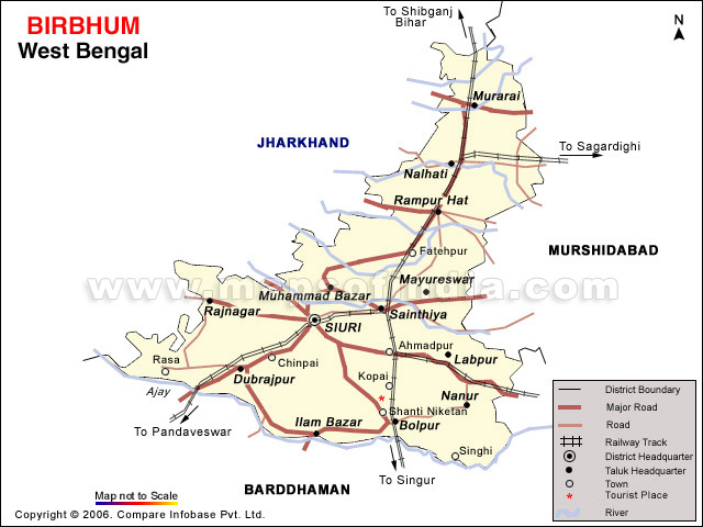 Birbhum District Map