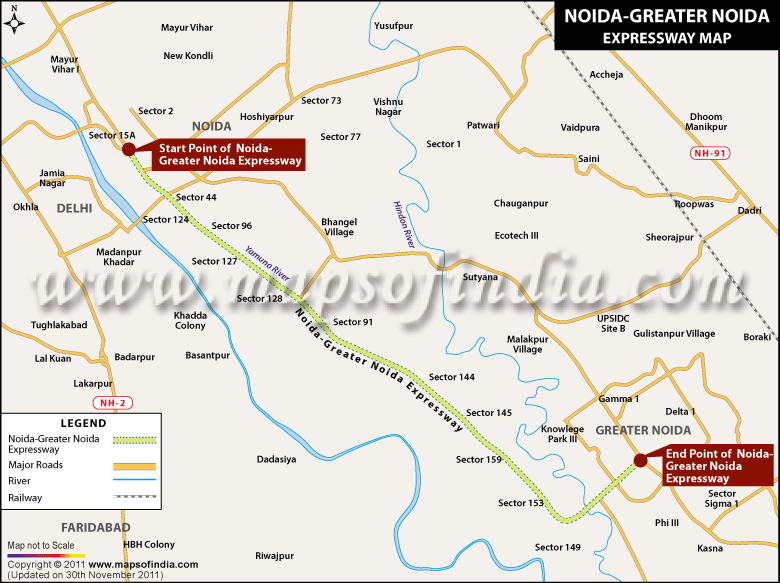 map of noida