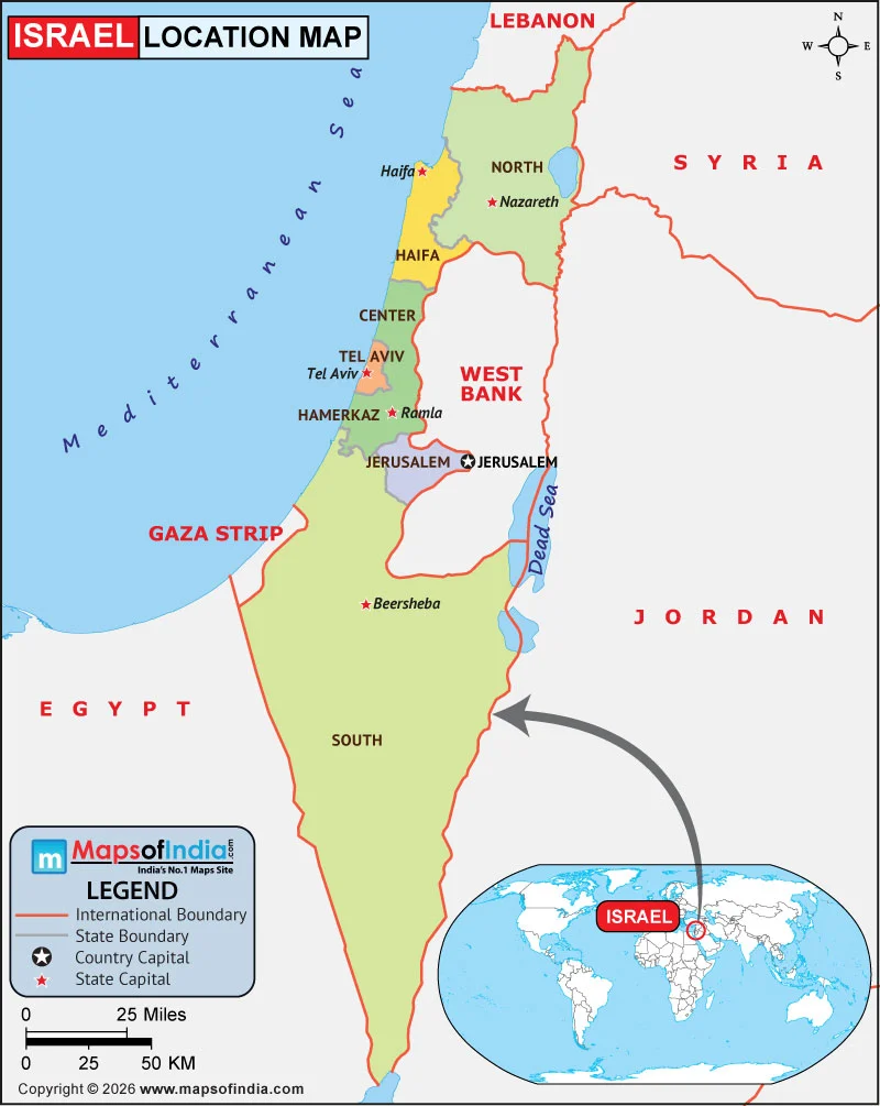 Where is Israel located?