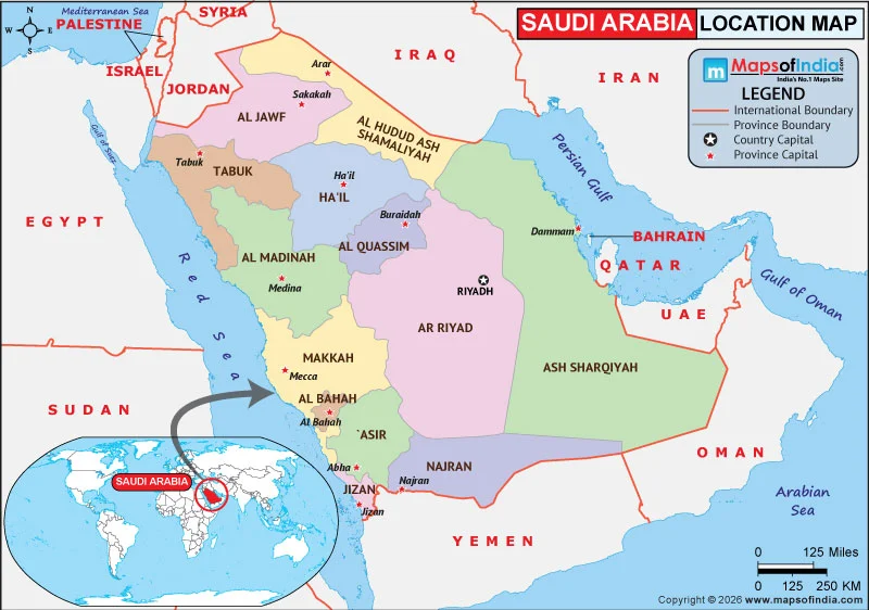 saudi arabia location map