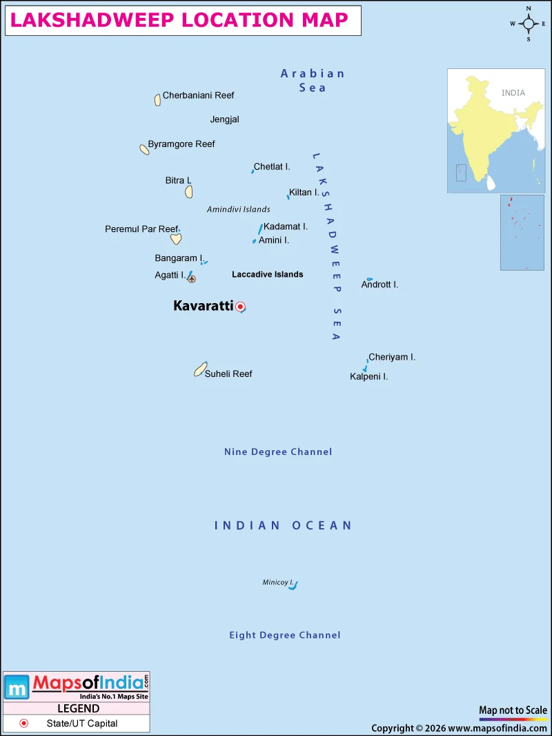 lakshadweep map