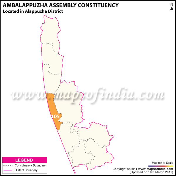 Ambalappuzha Assembly Constituency Map 