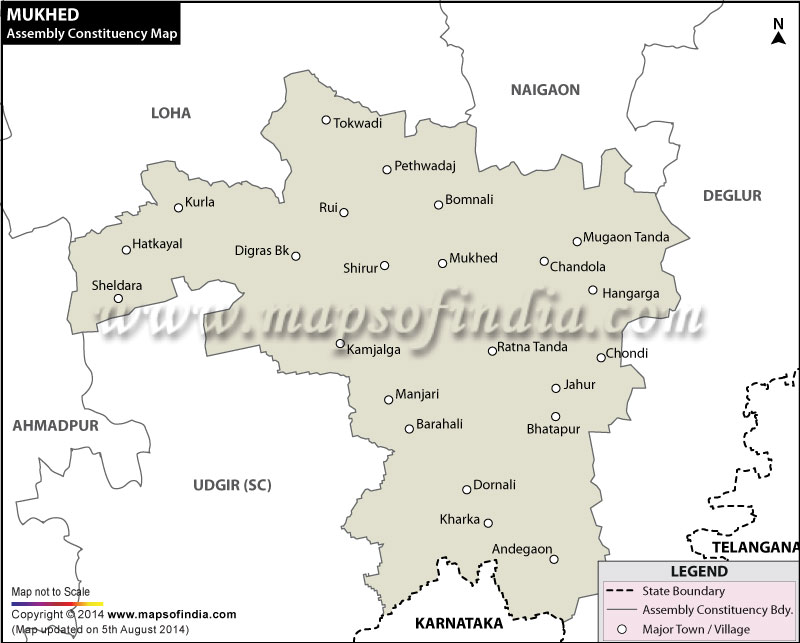 Mukhed Assembly Constituency Map