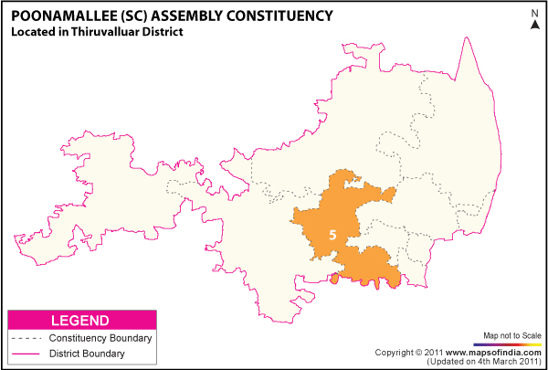 LIVE Poonamallee Election Result 2021, Tiruvallur District