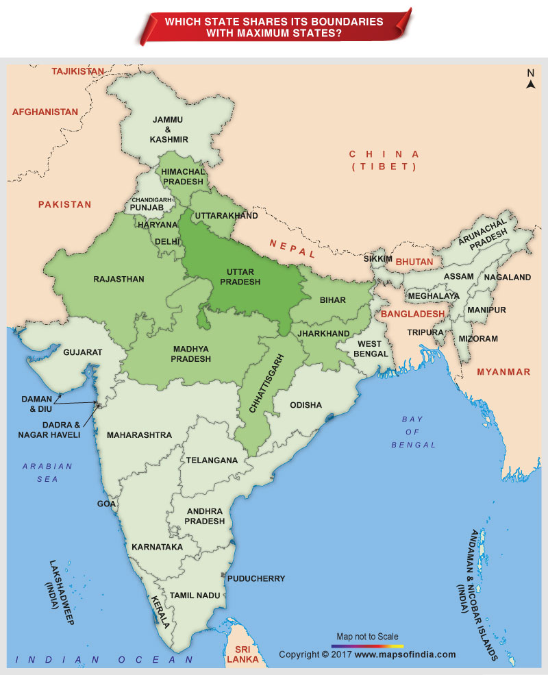 State Boundary Map Of India Indian States Boundaries Archives   Answers