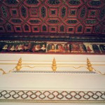 Carvings on ceilings in Junagarh fort