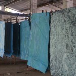 Drying of hand-made paper