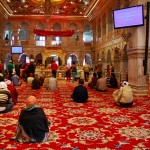 Grand hall at Gurudwara Sis Ganjh