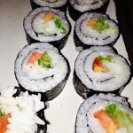 Sushi served at Shimtur Restaurant Paharganj, Delhi