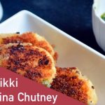 Paneer Tikki with Pudina Chutney