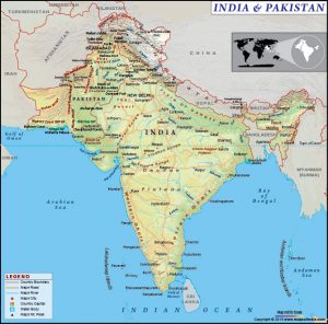 India-Pakistan-Map | My India