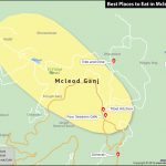 Map Showing Best Places to Eat in McLeod Ganj