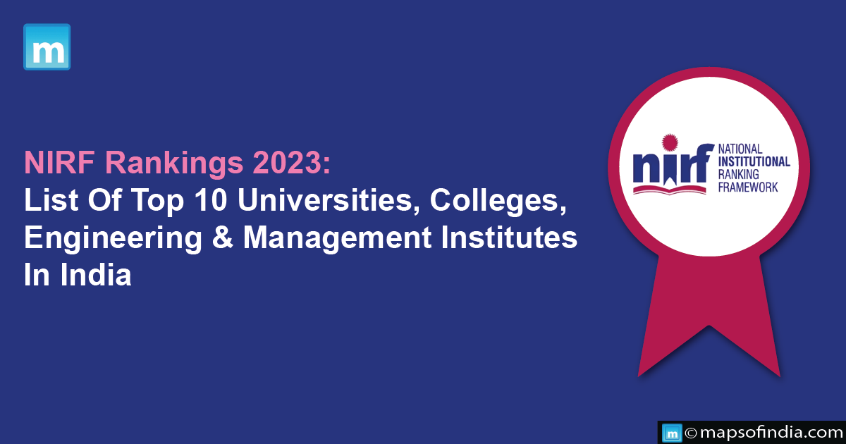 NIRF Rankings 2023 List Of Top 10 Universities, Colleges, Engineering