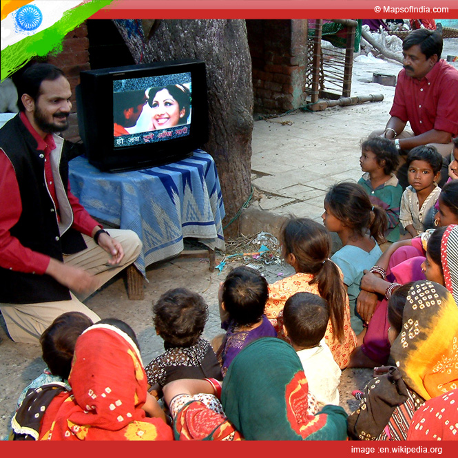 Use of technology in rural education of India