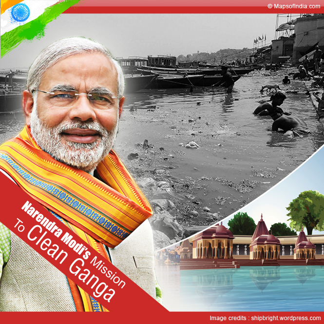 Ganga Action Plan (GAP) Image - Mission to clean Ganga by Narendra Modi
