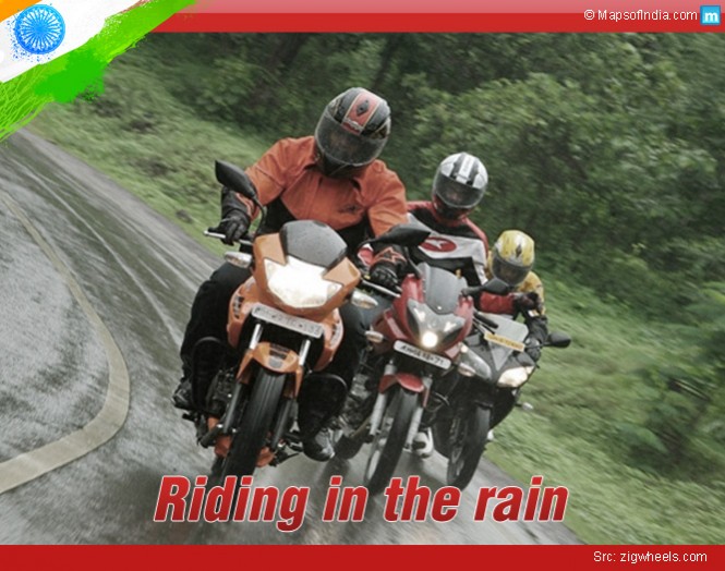 Bike Riding in Rain