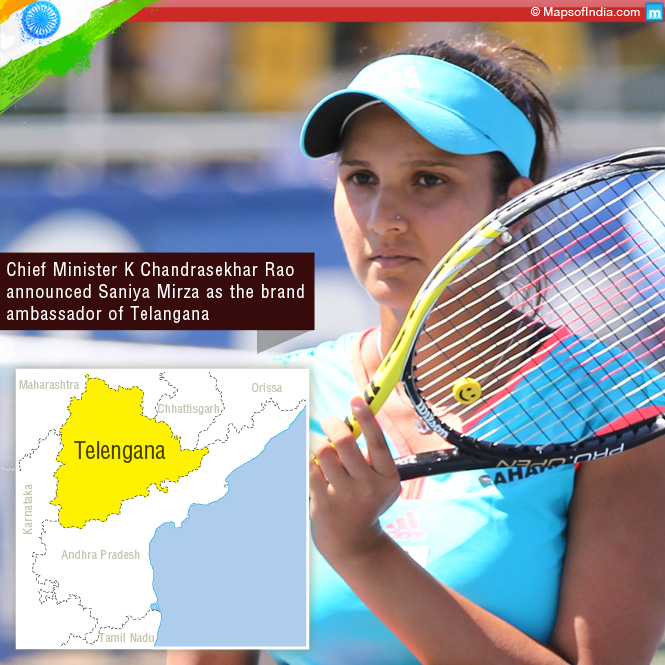Sania Mirza - Brand Ambassador of Telangana