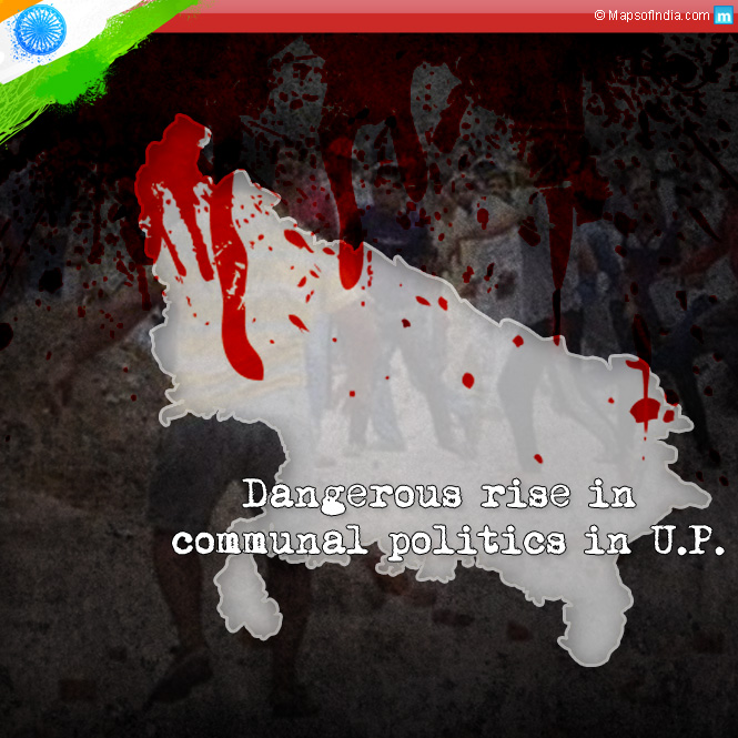 Rise in communal politics in U.P.